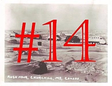 #14 Rush Hour postcard