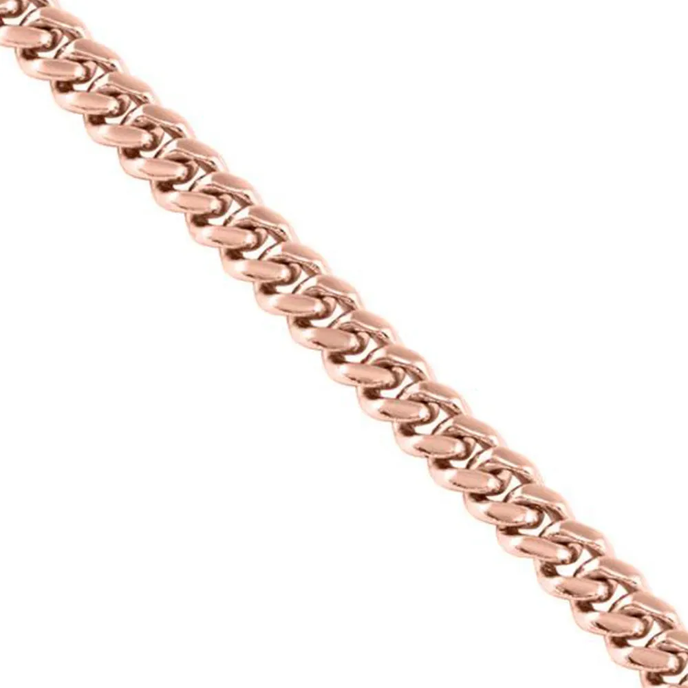 18K Solid Gold Cuban Chain (3 mm)