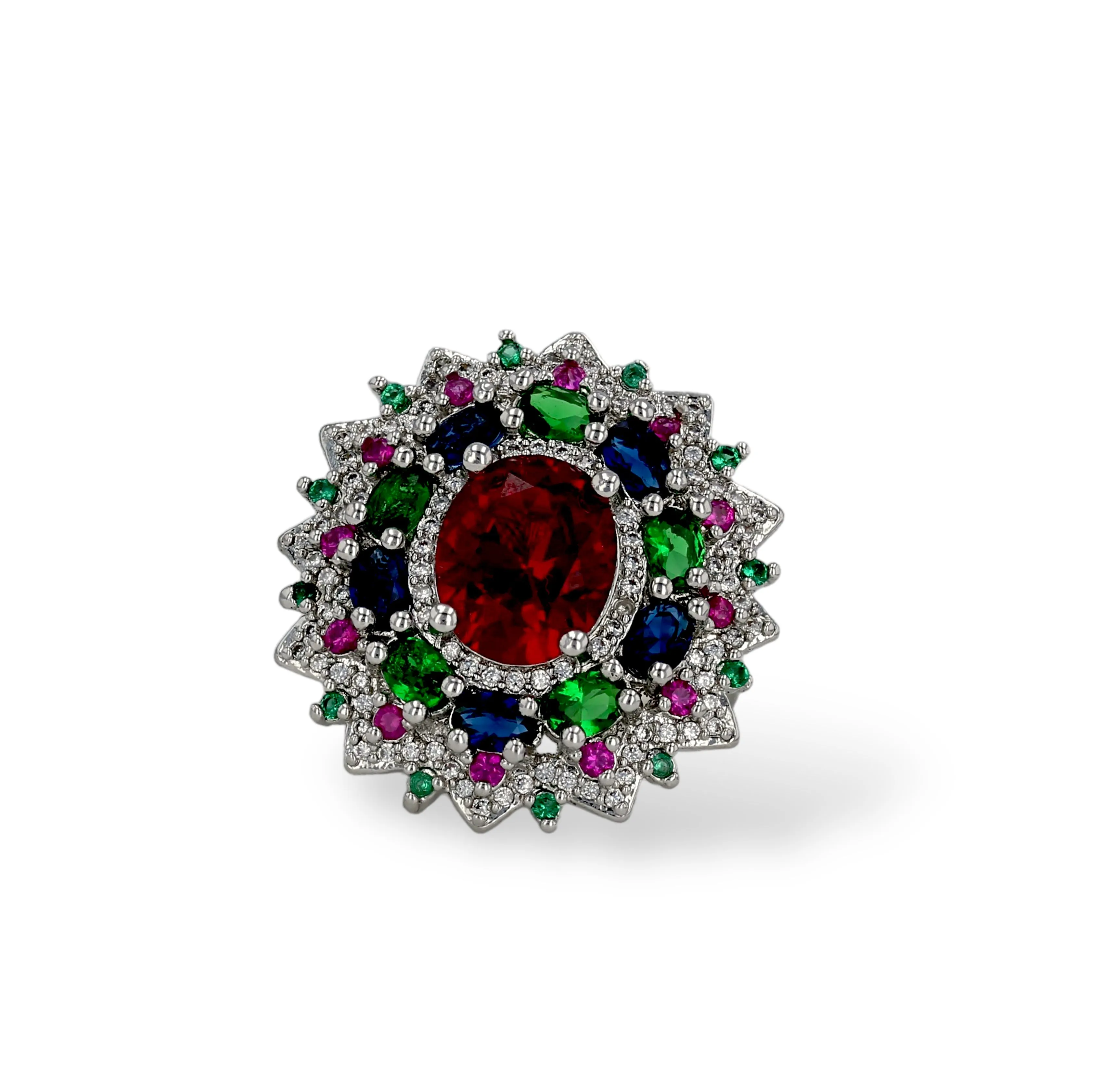 Anillo multicolor Plata 925