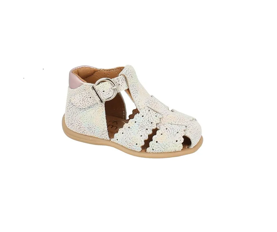 BELLAMY DANUBE Blanc Multi Sandales Nu Pieds