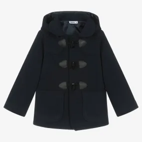 Boys Navy Blue Duffle Coat