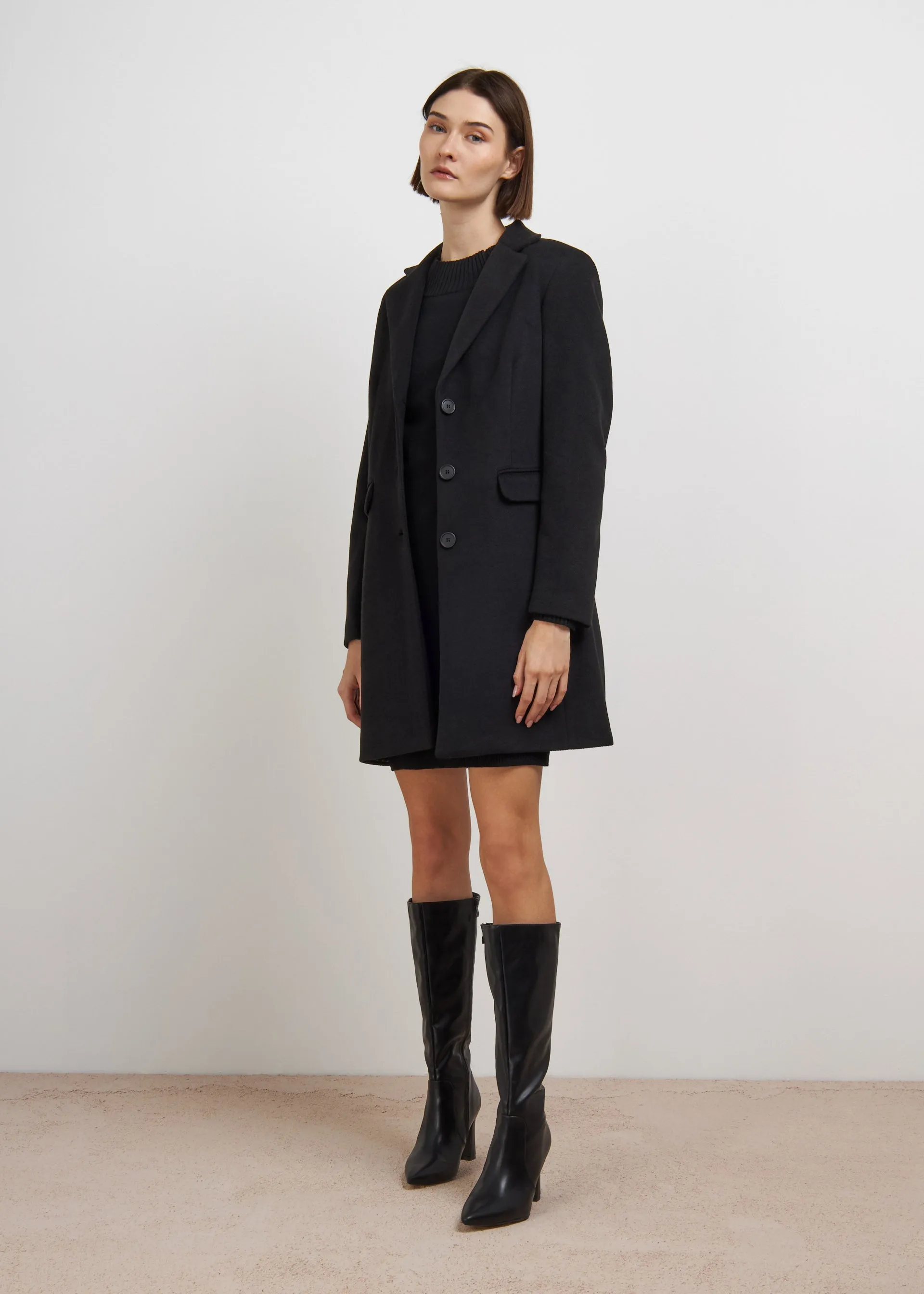 Cappotto collo rever