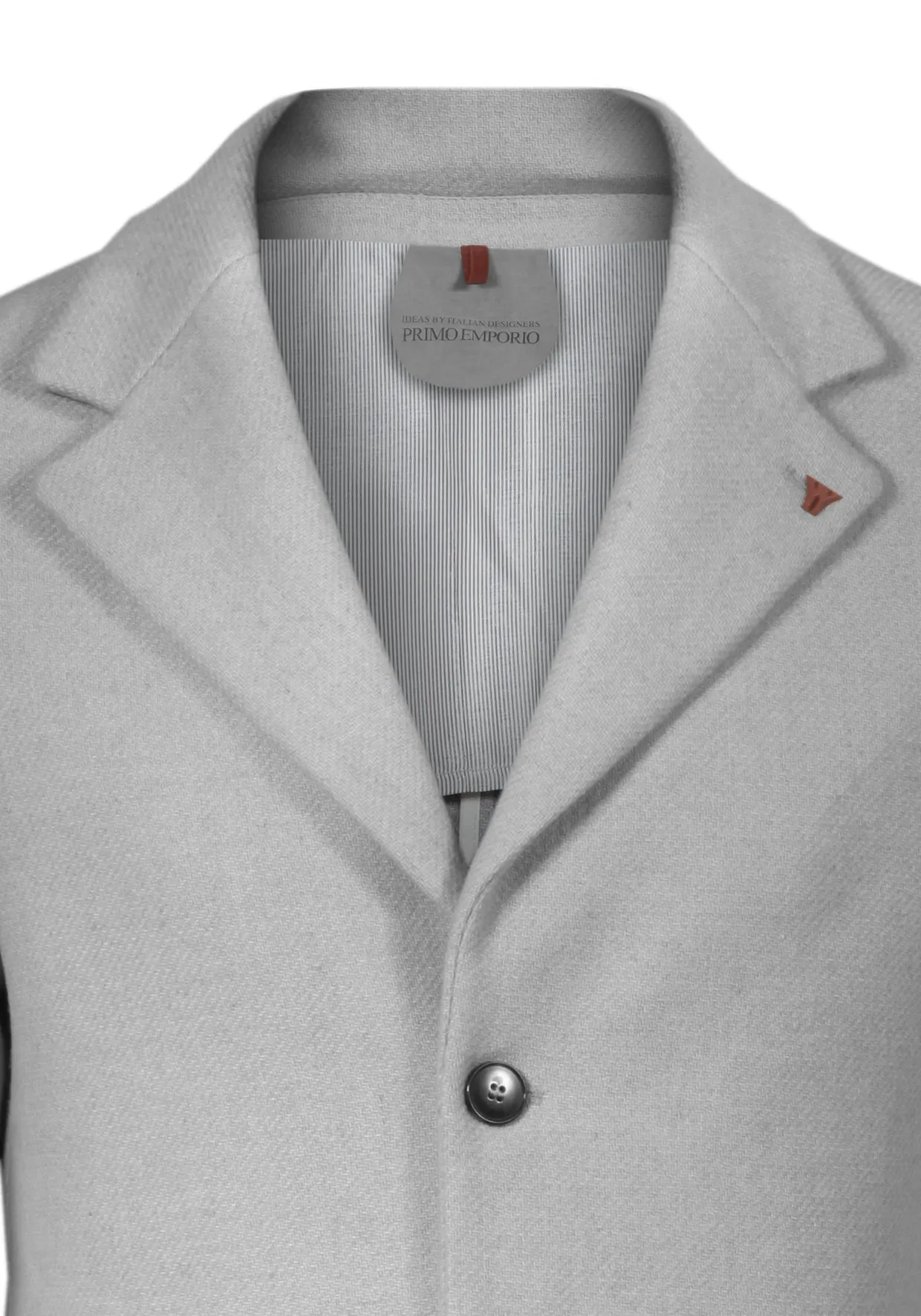 Cappotto mono Petto in Lana - Grigio