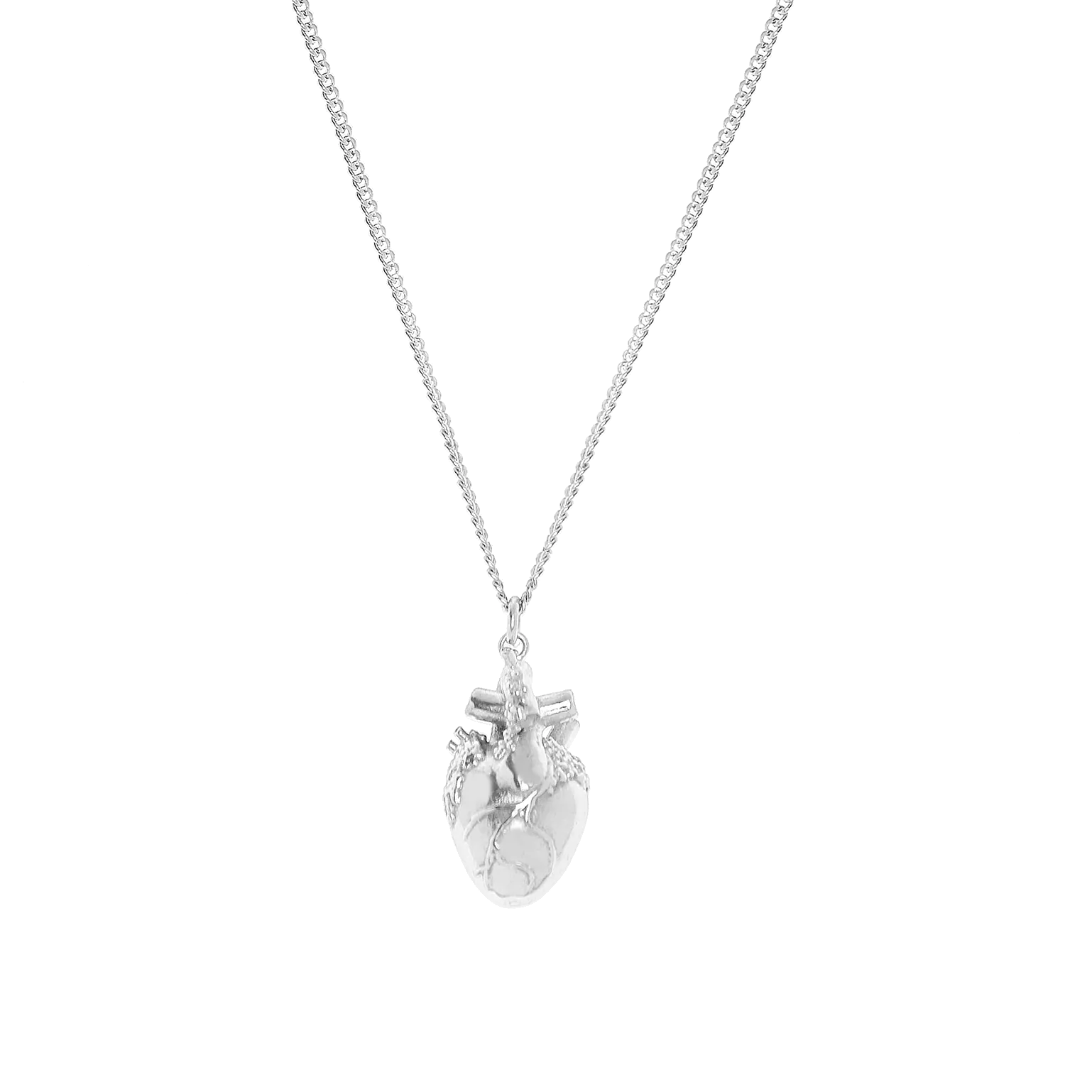 Collar BLACKBERRYHEART Plata Hombre