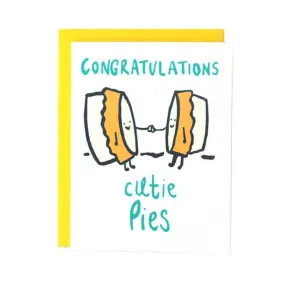 Congrats Cutie Pies Wedding Card