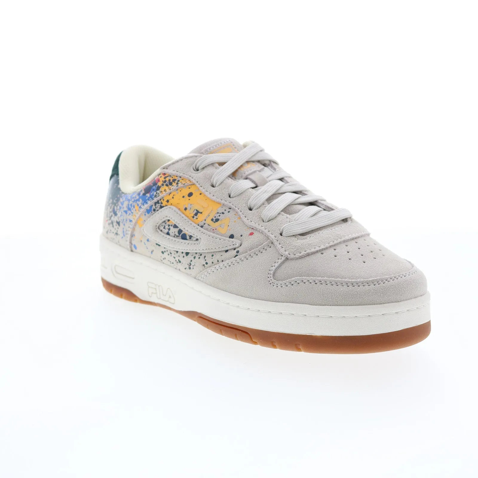 Fila LNX-100 1FM01729-116 Mens Gray Suede Lace Up Lifestyle Sneakers Shoes