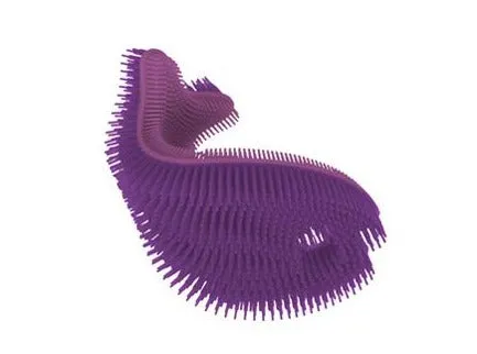 Fish Silicone Bath Scrub - Purple