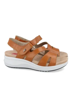 Fluchos Yagon F1478 Leather wedge sandals