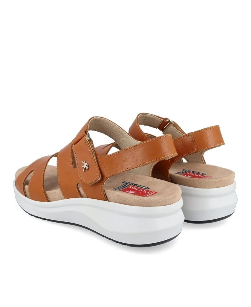 Fluchos Yagon F1478 Leather wedge sandals