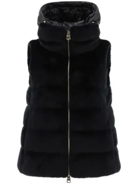 HERNO Cozy Synthetic Fur Vest for Women - FW24 Collection