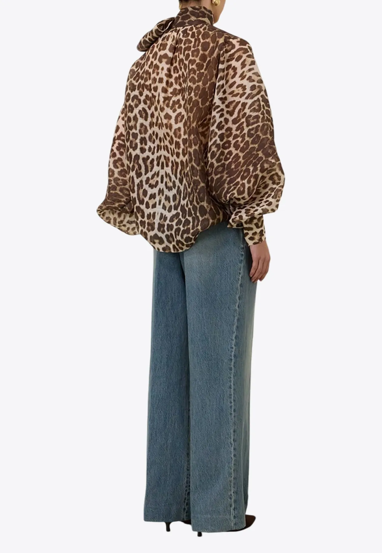 Illustration Wide-Leg Jeans