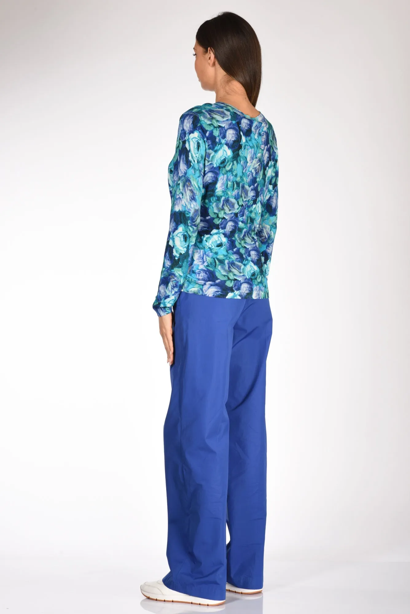 In Bed With You Maglia Stampata Blu/viola Donna