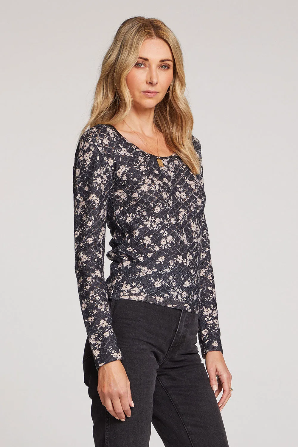 Jalenne Floral Sweater