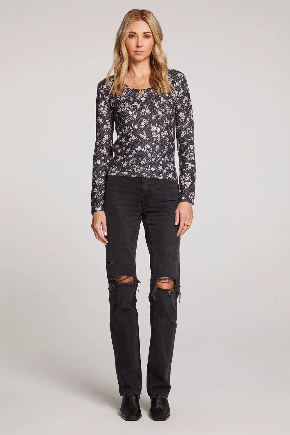 Jalenne Floral Sweater