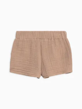 Jude Muslin Shorts / Truffle