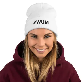 Margo's Collection - #WUM (wakeupmargo) - Black Embroidery - Beanie - Different hat colors available