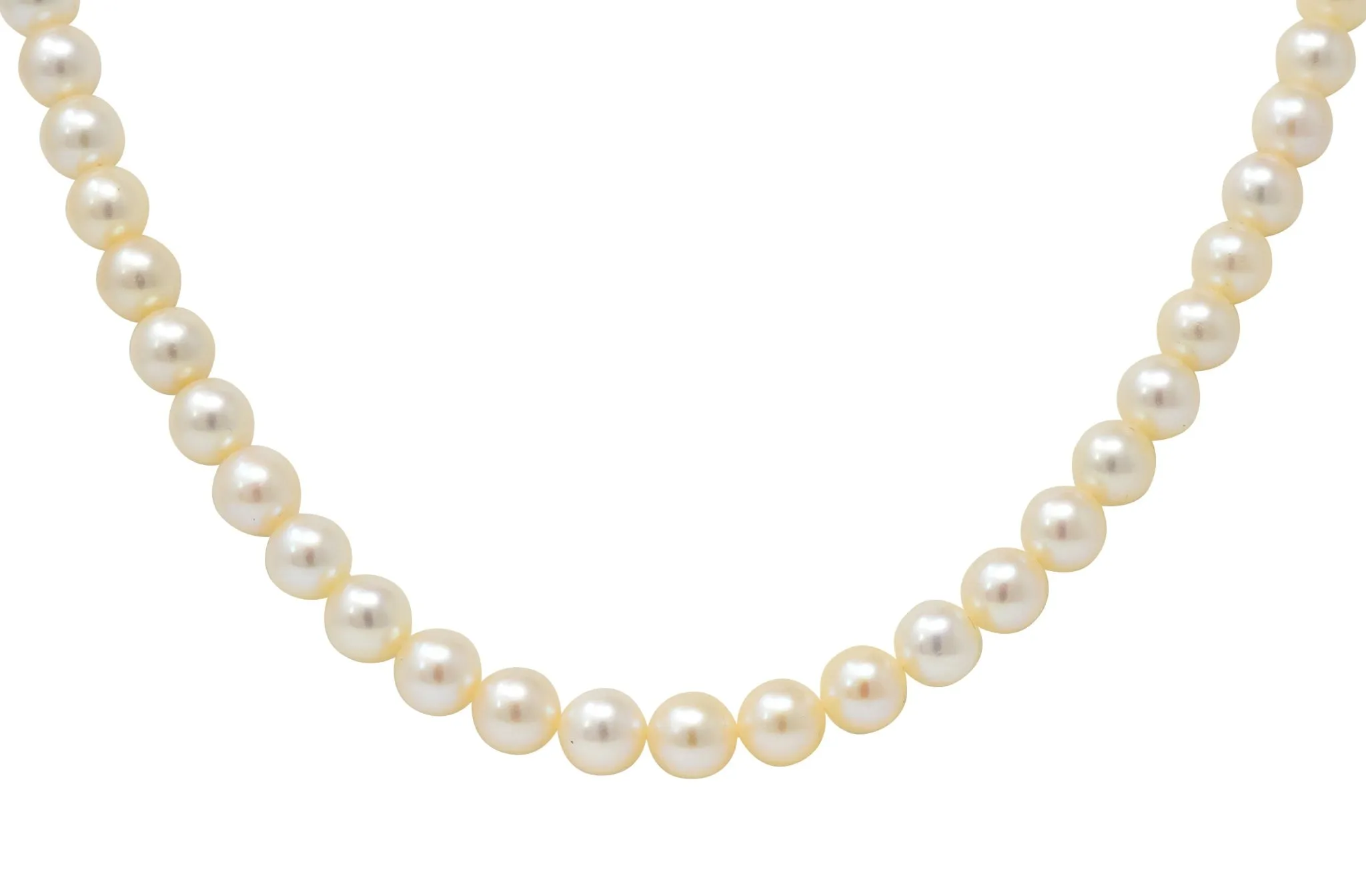 Mikimoto Contemporary Cultured Pearl 14 Karat Gold Necklace