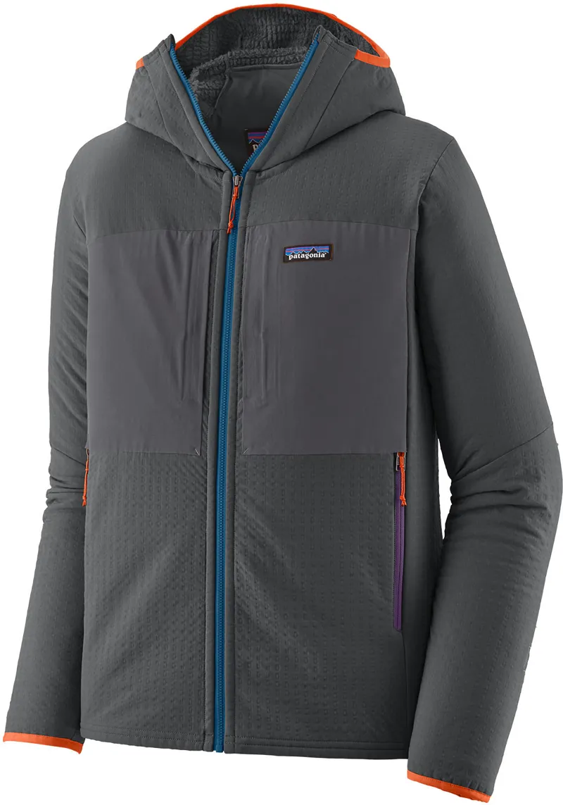 Patagonia Mens R2 TechFace Hoody - Forge Grey