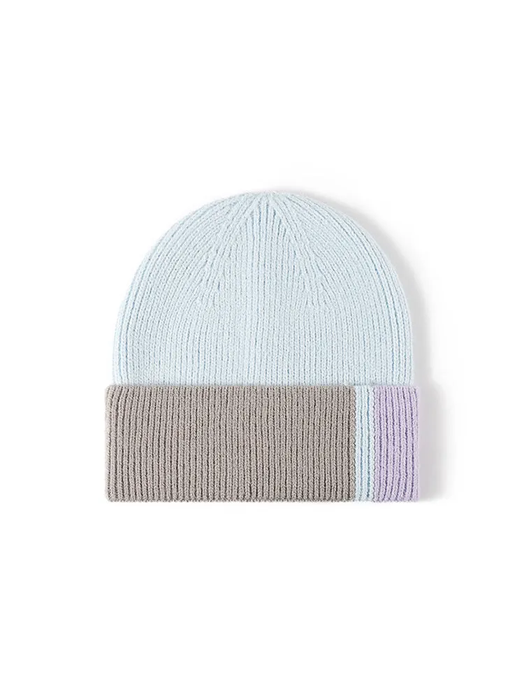   Spliced Color Beanie   