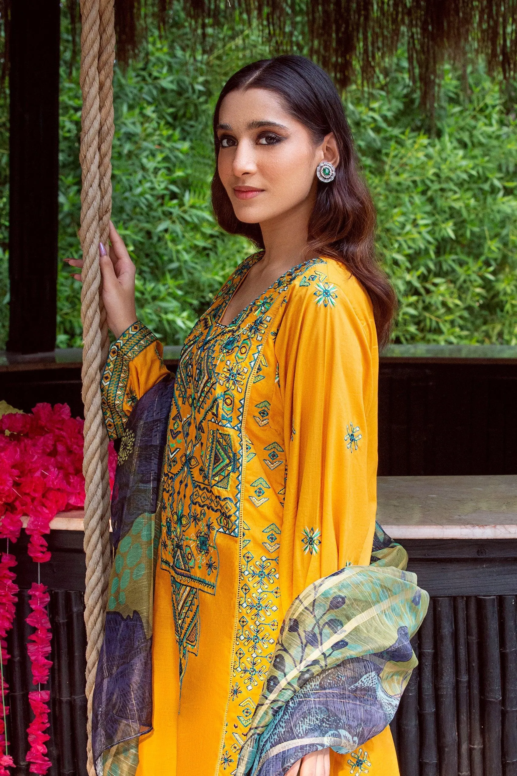 STITCHED MAHROSH  KSH-005  (3PC)
